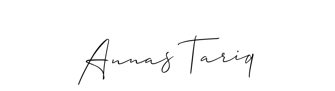 if you are searching for the best signature style for your name Annas Tariq. so please give up your signature search. here we have designed multiple signature styles  using Allison_Script. Annas Tariq signature style 2 images and pictures png