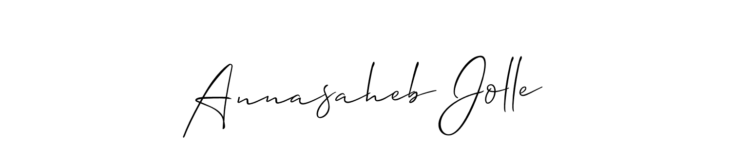 It looks lik you need a new signature style for name Annasaheb Jolle. Design unique handwritten (Allison_Script) signature with our free signature maker in just a few clicks. Annasaheb Jolle signature style 2 images and pictures png