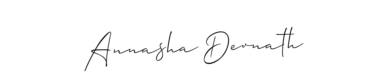 Best and Professional Signature Style for Annasha Devnath. Allison_Script Best Signature Style Collection. Annasha Devnath signature style 2 images and pictures png