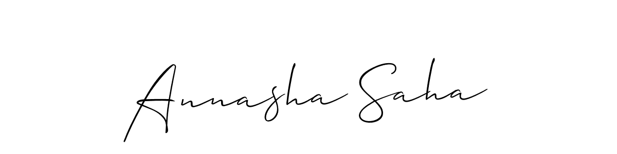 How to Draw Annasha Saha signature style? Allison_Script is a latest design signature styles for name Annasha Saha. Annasha Saha signature style 2 images and pictures png