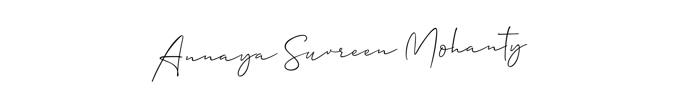 Best and Professional Signature Style for Annaya Suvreen Mohanty. Allison_Script Best Signature Style Collection. Annaya Suvreen Mohanty signature style 2 images and pictures png