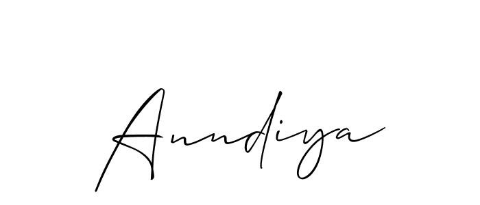 Make a beautiful signature design for name Anndiya. Use this online signature maker to create a handwritten signature for free. Anndiya signature style 2 images and pictures png