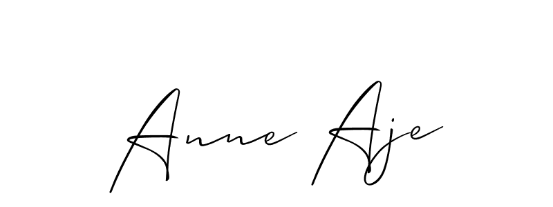 Make a beautiful signature design for name Anne Aje. Use this online signature maker to create a handwritten signature for free. Anne Aje signature style 2 images and pictures png