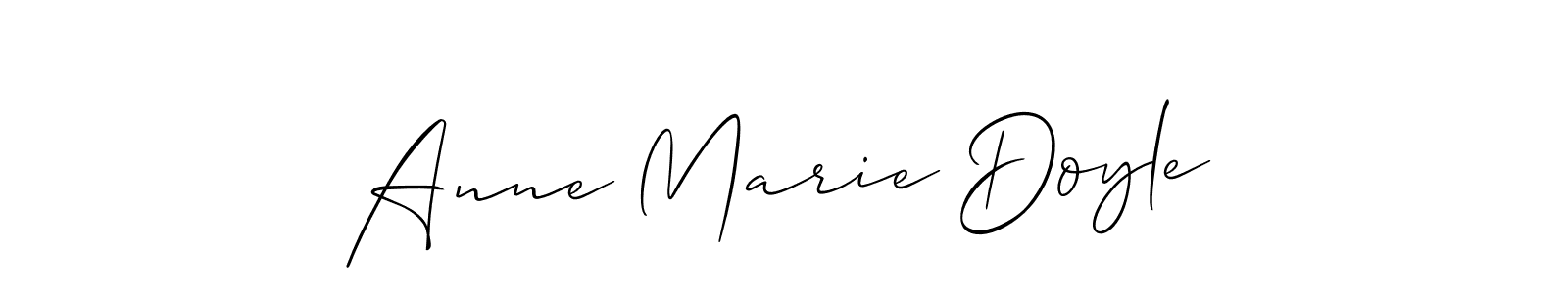 Allison_Script is a professional signature style that is perfect for those who want to add a touch of class to their signature. It is also a great choice for those who want to make their signature more unique. Get Anne Marie Doyle name to fancy signature for free. Anne Marie Doyle signature style 2 images and pictures png