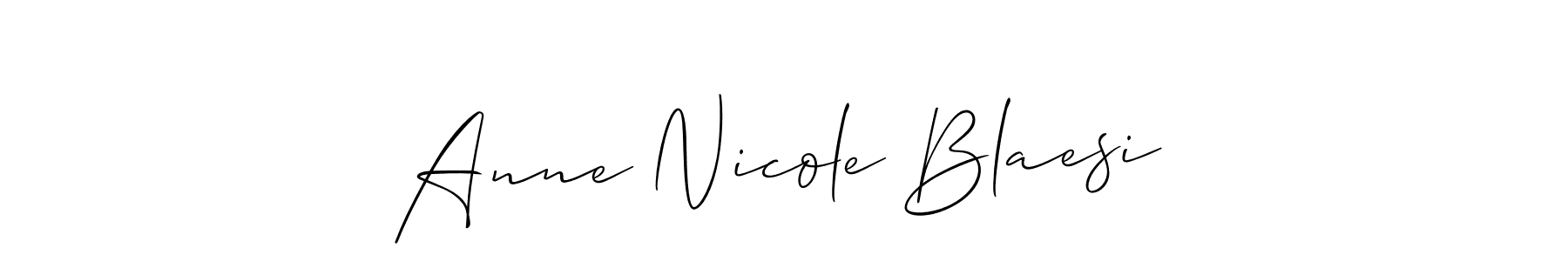 How to Draw Anne Nicole Blaesi signature style? Allison_Script is a latest design signature styles for name Anne Nicole Blaesi. Anne Nicole Blaesi signature style 2 images and pictures png