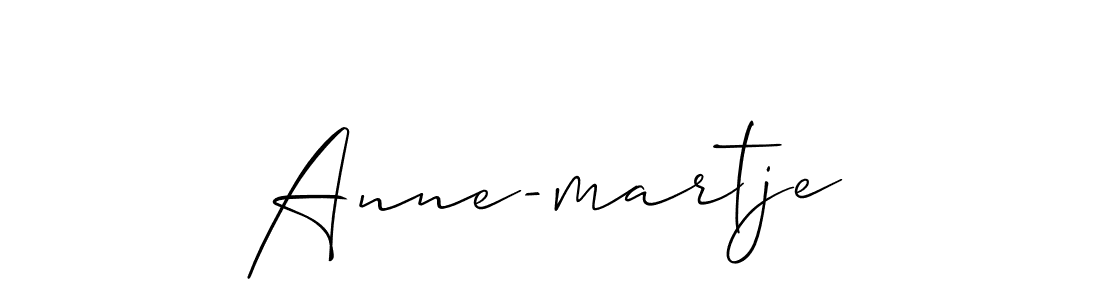 Best and Professional Signature Style for Anne-martje. Allison_Script Best Signature Style Collection. Anne-martje signature style 2 images and pictures png