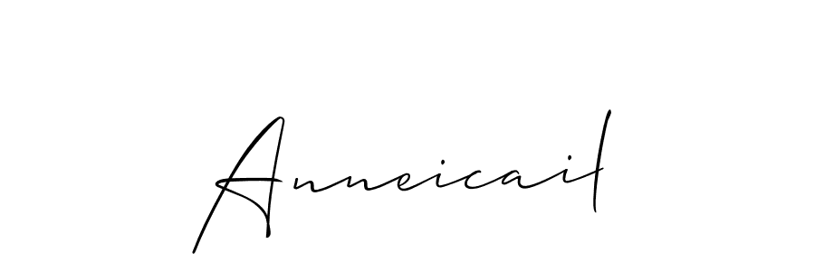 Also we have Anneicail name is the best signature style. Create professional handwritten signature collection using Allison_Script autograph style. Anneicail signature style 2 images and pictures png