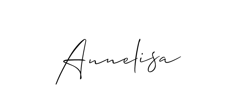 Annelisa stylish signature style. Best Handwritten Sign (Allison_Script) for my name. Handwritten Signature Collection Ideas for my name Annelisa. Annelisa signature style 2 images and pictures png