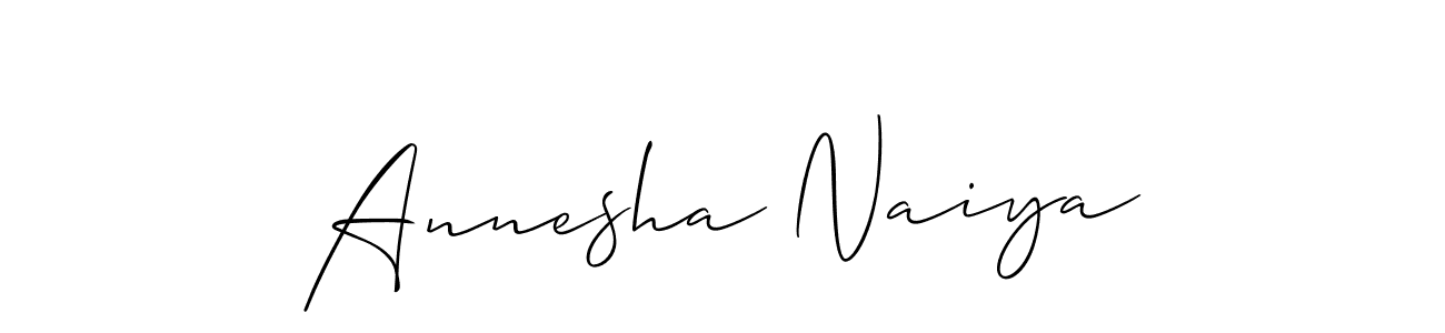 Best and Professional Signature Style for Annesha Naiya. Allison_Script Best Signature Style Collection. Annesha Naiya signature style 2 images and pictures png