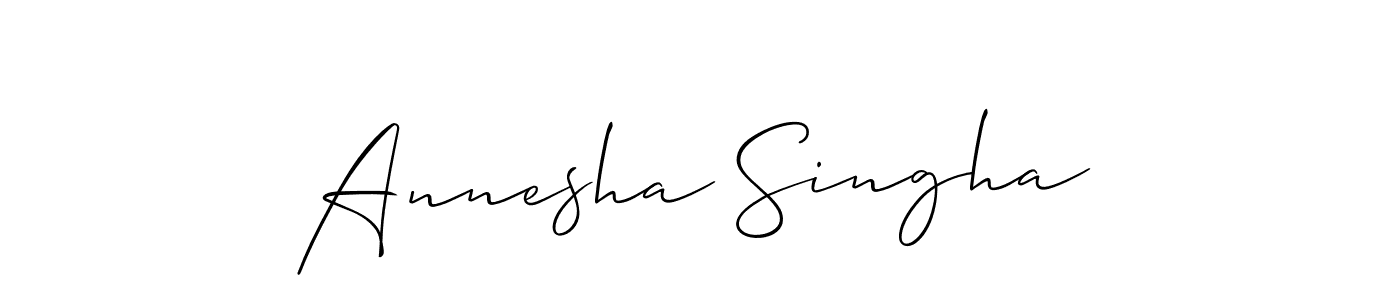 How to Draw Annesha Singha signature style? Allison_Script is a latest design signature styles for name Annesha Singha. Annesha Singha signature style 2 images and pictures png