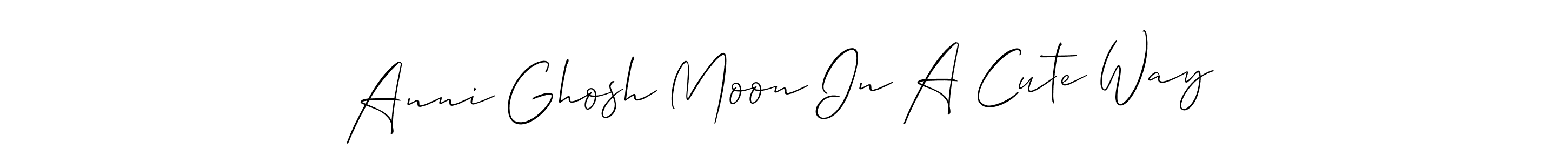 You can use this online signature creator to create a handwritten signature for the name Anni Ghosh Moon In A Cute Way. This is the best online autograph maker. Anni Ghosh Moon In A Cute Way signature style 2 images and pictures png