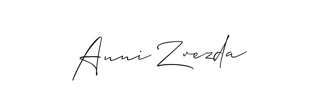Make a beautiful signature design for name Anni Zvezda. Use this online signature maker to create a handwritten signature for free. Anni Zvezda signature style 2 images and pictures png