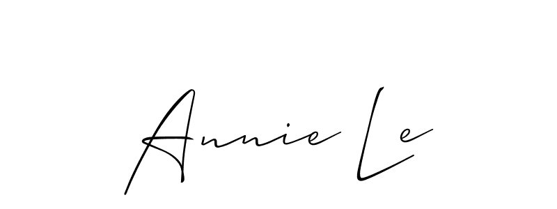 Make a beautiful signature design for name Annie Le. Use this online signature maker to create a handwritten signature for free. Annie Le signature style 2 images and pictures png