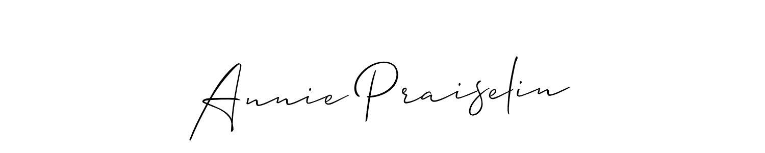Once you've used our free online signature maker to create your best signature Allison_Script style, it's time to enjoy all of the benefits that Annie Praiselin name signing documents. Annie Praiselin signature style 2 images and pictures png