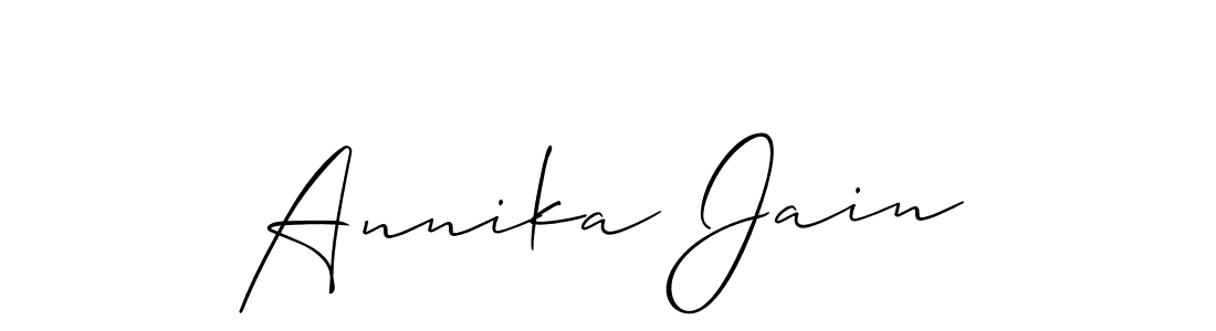 Make a beautiful signature design for name Annika Jain. Use this online signature maker to create a handwritten signature for free. Annika Jain signature style 2 images and pictures png