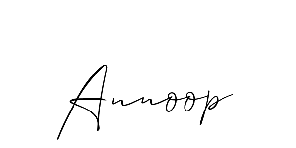 Also You can easily find your signature by using the search form. We will create Annoop name handwritten signature images for you free of cost using Allison_Script sign style. Annoop signature style 2 images and pictures png