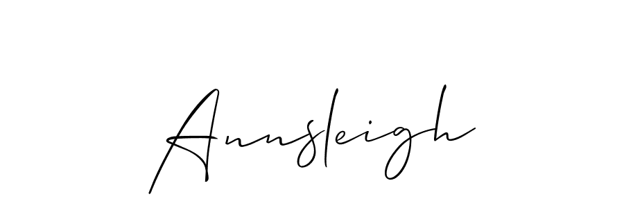 You can use this online signature creator to create a handwritten signature for the name Annsleigh. This is the best online autograph maker. Annsleigh signature style 2 images and pictures png