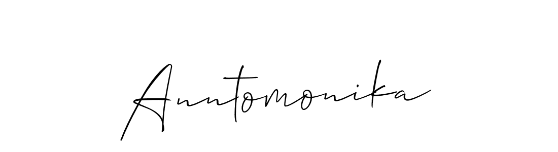 This is the best signature style for the Anntomonika name. Also you like these signature font (Allison_Script). Mix name signature. Anntomonika signature style 2 images and pictures png