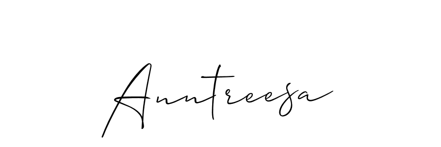 How to Draw Anntreesa signature style? Allison_Script is a latest design signature styles for name Anntreesa. Anntreesa signature style 2 images and pictures png