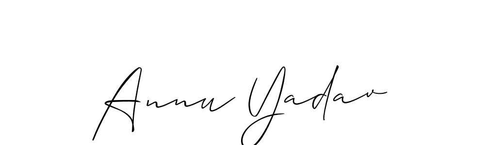 Here are the top 10 professional signature styles for the name Annu Yadav. These are the best autograph styles you can use for your name. Annu Yadav signature style 2 images and pictures png