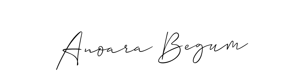 You should practise on your own different ways (Allison_Script) to write your name (Anoara Begum) in signature. don't let someone else do it for you. Anoara Begum signature style 2 images and pictures png