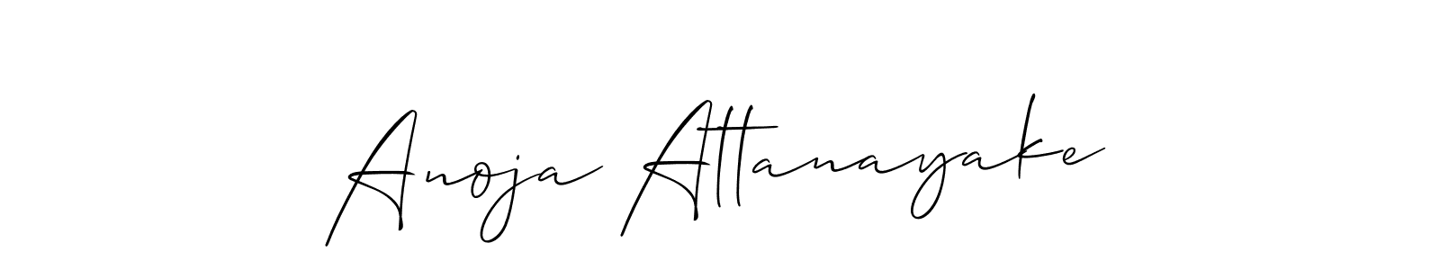 How to Draw Anoja Attanayake signature style? Allison_Script is a latest design signature styles for name Anoja Attanayake. Anoja Attanayake signature style 2 images and pictures png