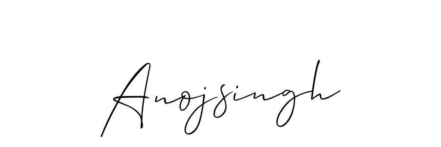 It looks lik you need a new signature style for name Anojsingh. Design unique handwritten (Allison_Script) signature with our free signature maker in just a few clicks. Anojsingh signature style 2 images and pictures png
