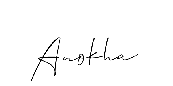 Make a beautiful signature design for name Anokha. Use this online signature maker to create a handwritten signature for free. Anokha signature style 2 images and pictures png