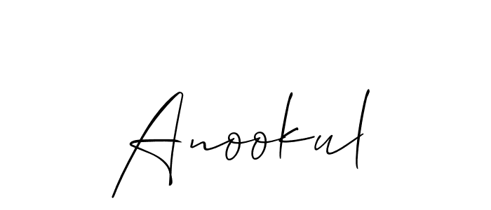 Once you've used our free online signature maker to create your best signature Allison_Script style, it's time to enjoy all of the benefits that Anookul name signing documents. Anookul signature style 2 images and pictures png