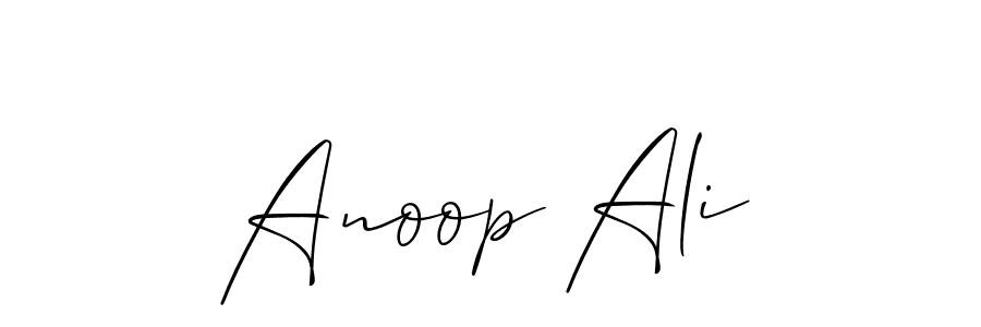 Once you've used our free online signature maker to create your best signature Allison_Script style, it's time to enjoy all of the benefits that Anoop Ali name signing documents. Anoop Ali signature style 2 images and pictures png