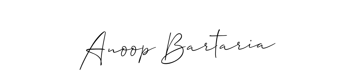 Also You can easily find your signature by using the search form. We will create Anoop Bartaria name handwritten signature images for you free of cost using Allison_Script sign style. Anoop Bartaria signature style 2 images and pictures png