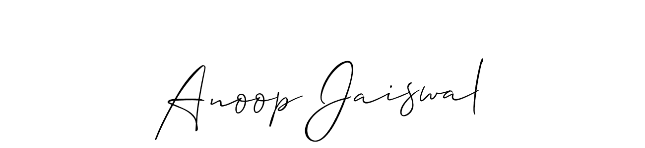 You should practise on your own different ways (Allison_Script) to write your name (Anoop Jaiswal) in signature. don't let someone else do it for you. Anoop Jaiswal signature style 2 images and pictures png