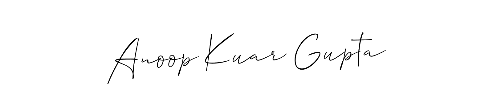Also You can easily find your signature by using the search form. We will create Anoop Kuar Gupta name handwritten signature images for you free of cost using Allison_Script sign style. Anoop Kuar Gupta signature style 2 images and pictures png