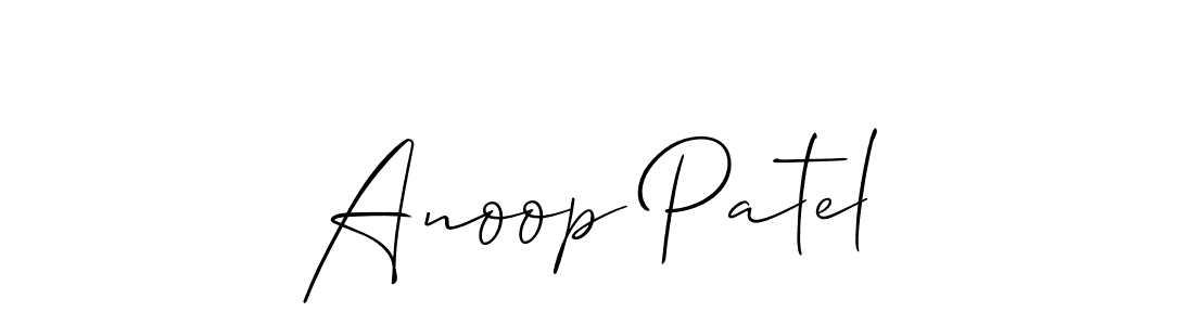 Similarly Allison_Script is the best handwritten signature design. Signature creator online .You can use it as an online autograph creator for name Anoop Patel. Anoop Patel signature style 2 images and pictures png