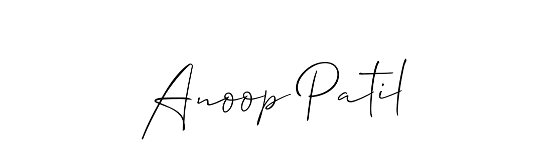 Best and Professional Signature Style for Anoop Patil. Allison_Script Best Signature Style Collection. Anoop Patil signature style 2 images and pictures png