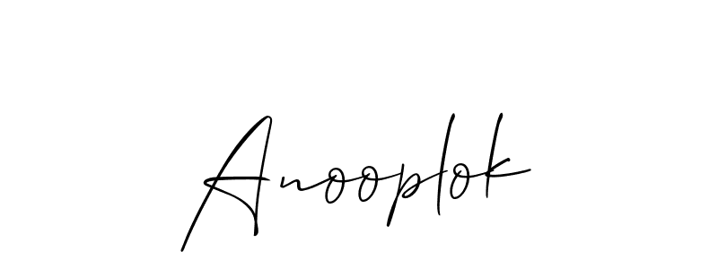 Anooplok stylish signature style. Best Handwritten Sign (Allison_Script) for my name. Handwritten Signature Collection Ideas for my name Anooplok. Anooplok signature style 2 images and pictures png