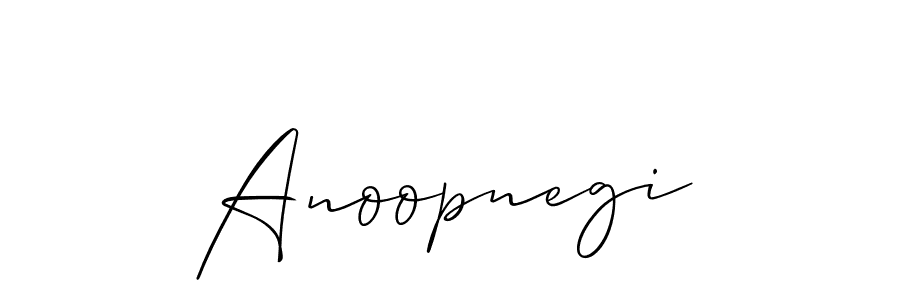 Similarly Allison_Script is the best handwritten signature design. Signature creator online .You can use it as an online autograph creator for name Anoopnegi. Anoopnegi signature style 2 images and pictures png