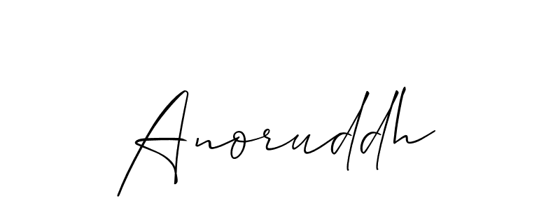 Anoruddh stylish signature style. Best Handwritten Sign (Allison_Script) for my name. Handwritten Signature Collection Ideas for my name Anoruddh. Anoruddh signature style 2 images and pictures png