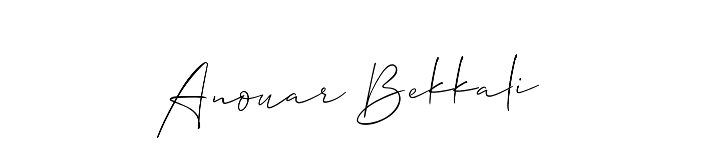 Make a beautiful signature design for name Anouar Bekkali. Use this online signature maker to create a handwritten signature for free. Anouar Bekkali signature style 2 images and pictures png