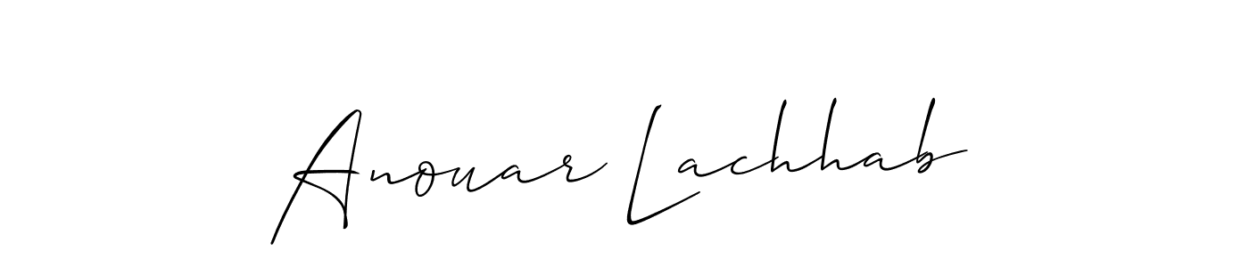 Here are the top 10 professional signature styles for the name Anouar Lachhab. These are the best autograph styles you can use for your name. Anouar Lachhab signature style 2 images and pictures png