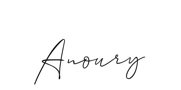 Once you've used our free online signature maker to create your best signature Allison_Script style, it's time to enjoy all of the benefits that Anoury name signing documents. Anoury signature style 2 images and pictures png