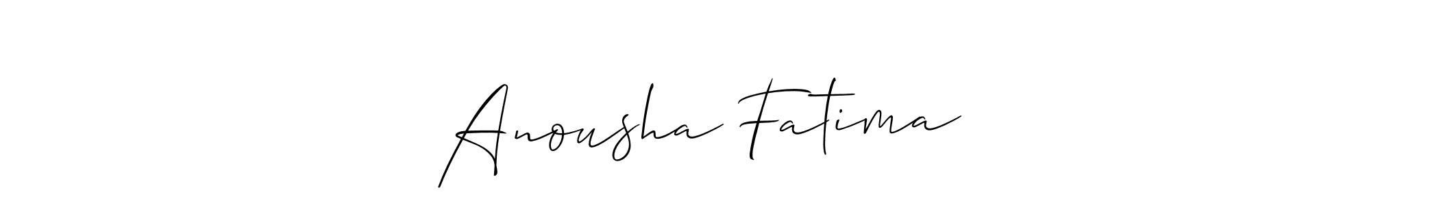 You can use this online signature creator to create a handwritten signature for the name Anousha Fatima ❤️. This is the best online autograph maker. Anousha Fatima ❤️ signature style 2 images and pictures png