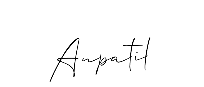 Make a beautiful signature design for name Anpatil. Use this online signature maker to create a handwritten signature for free. Anpatil signature style 2 images and pictures png