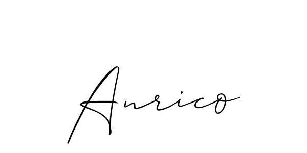 Once you've used our free online signature maker to create your best signature Allison_Script style, it's time to enjoy all of the benefits that Anrico name signing documents. Anrico signature style 2 images and pictures png