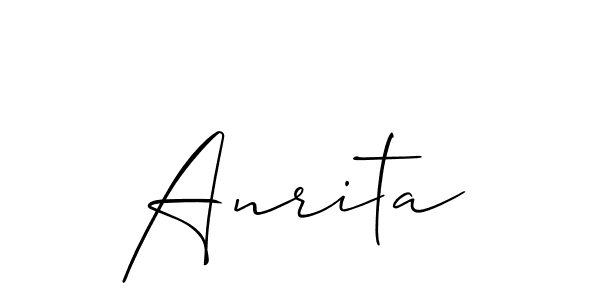 Also You can easily find your signature by using the search form. We will create Anrita name handwritten signature images for you free of cost using Allison_Script sign style. Anrita signature style 2 images and pictures png