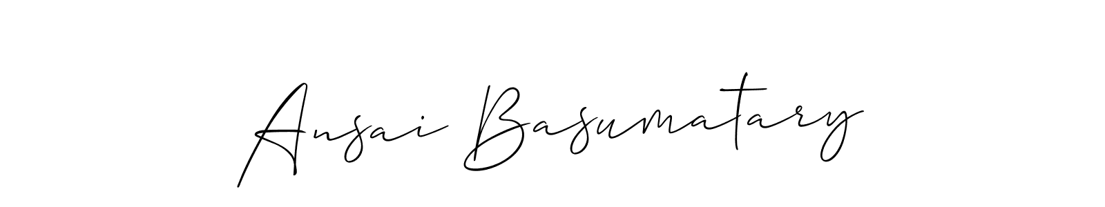Make a beautiful signature design for name Ansai Basumatary. Use this online signature maker to create a handwritten signature for free. Ansai Basumatary signature style 2 images and pictures png