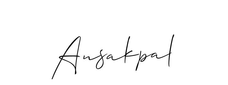 Similarly Allison_Script is the best handwritten signature design. Signature creator online .You can use it as an online autograph creator for name Ansakpal. Ansakpal signature style 2 images and pictures png