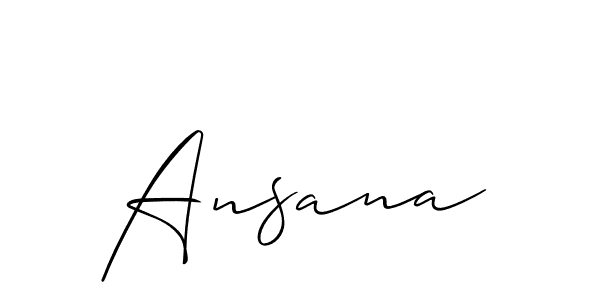 Similarly Allison_Script is the best handwritten signature design. Signature creator online .You can use it as an online autograph creator for name Ansana. Ansana signature style 2 images and pictures png