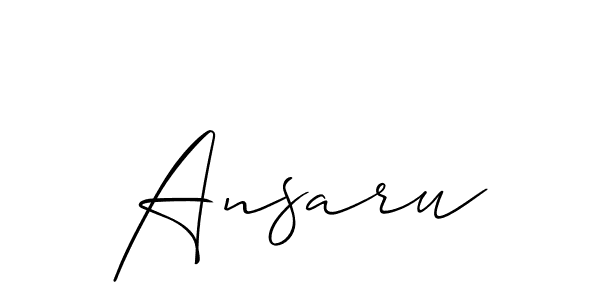 Make a short Ansaru signature style. Manage your documents anywhere anytime using Allison_Script. Create and add eSignatures, submit forms, share and send files easily. Ansaru signature style 2 images and pictures png