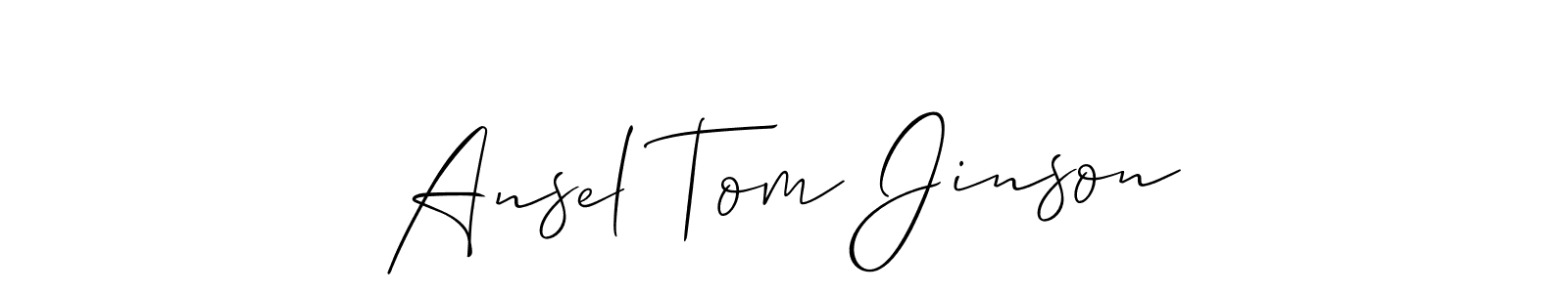 Best and Professional Signature Style for Ansel Tom Jinson. Allison_Script Best Signature Style Collection. Ansel Tom Jinson signature style 2 images and pictures png